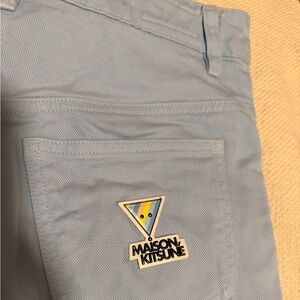 Maison Kitsuné Sky Blue Jeans